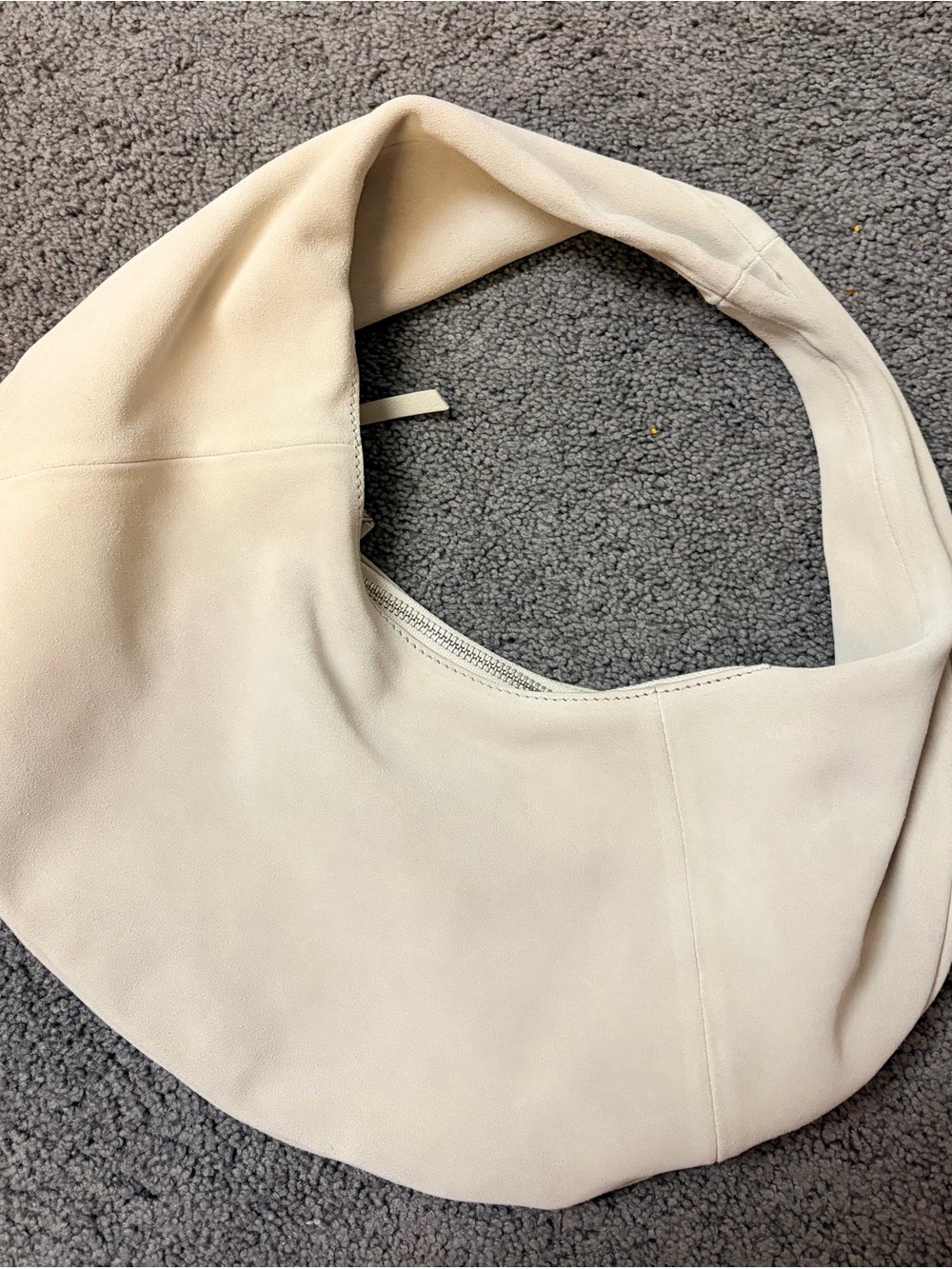 Neutral Cream Shoulder Bag - Womens Casual Hobo
